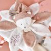 Doudou plat pétales Ours Rose (25 cm) Doudou et Compagnie Ambiance 2