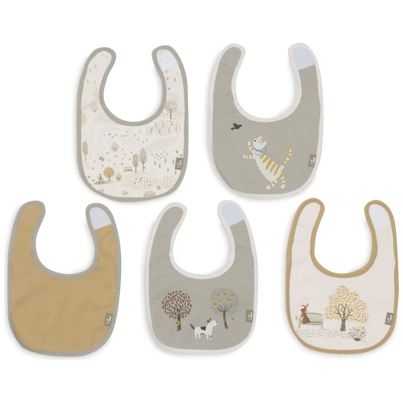 Lot de 5 bavoirs imperméables Tiny Park Jollein Produit 3