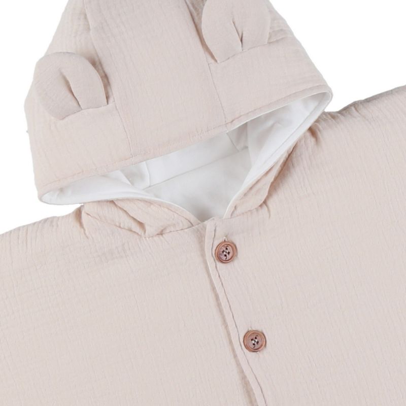 Poncho en mousseline bio Beige (6-18 mois) Noukie's Produit 4