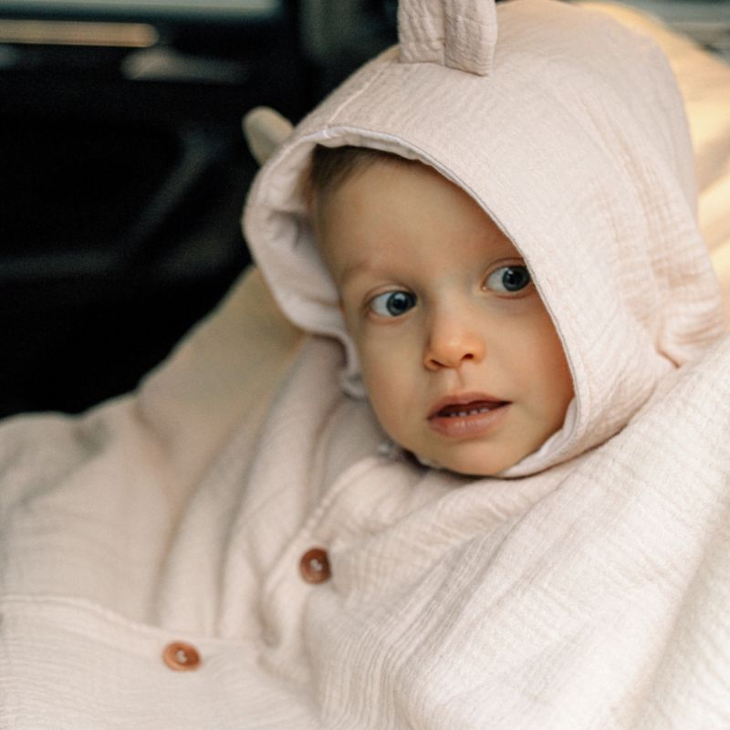 Poncho en mousseline bio Beige (6-18 mois) Noukie's Ambiance 6
