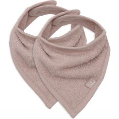 Lot de 2 bavoirs bandana Wild Rose - Jollein