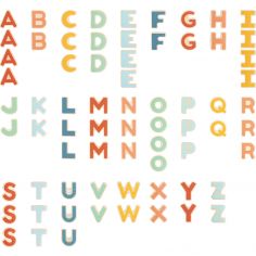 Alphabet magnétique (70 pièces) - Hape