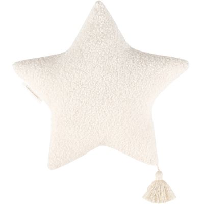 Coussin étoile fourrure Boho (40 cm)  par Cotton&Sweets