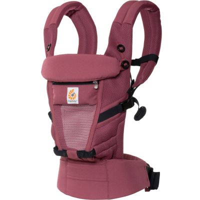 Porte bébé Adapt Cool Air Mesh bordeaux Ergobaby