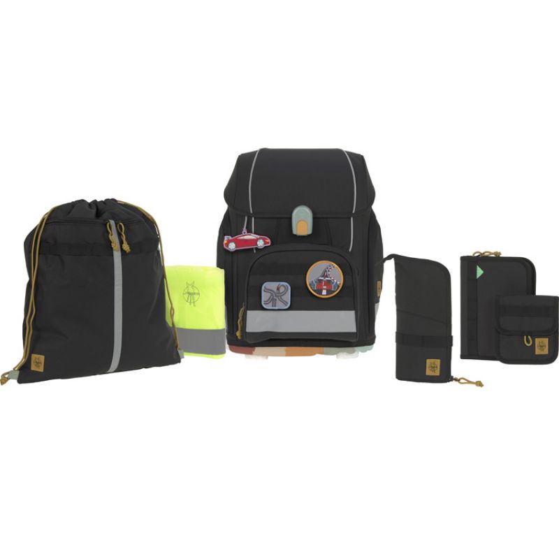 Set école Boxy Unique noir (7 pièces) Lässig