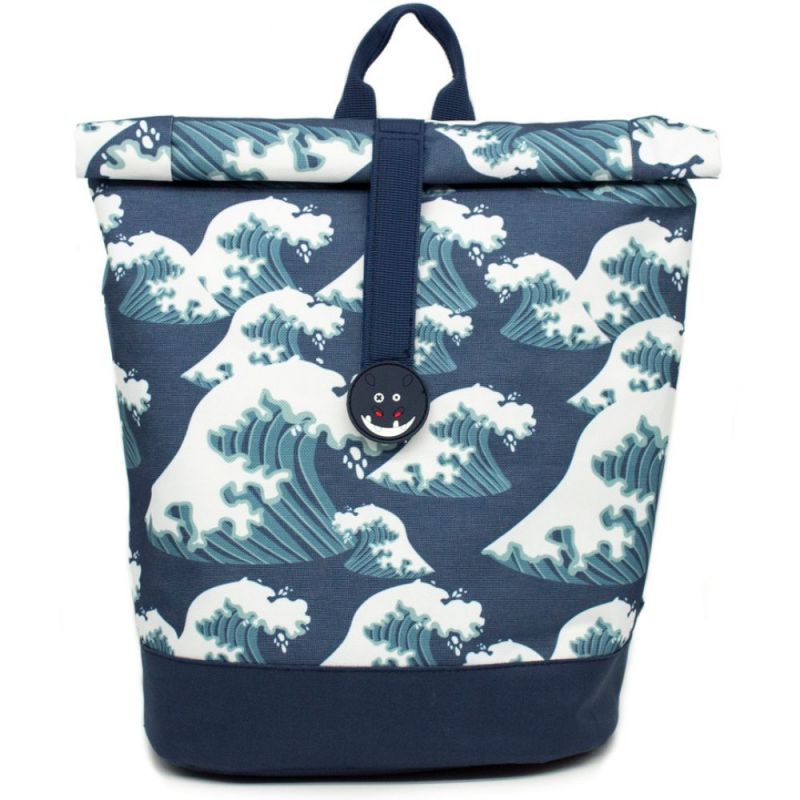 Sac à dos Rolltop Hippipos l'Hippopotame Les Déglingos