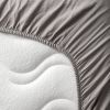Drap housse pur coton Gris tourterelle (70 x 140 cm) Kadolis Ambiance 3