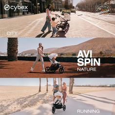 Poussette tout-terrain AVI SPIN Moss Green