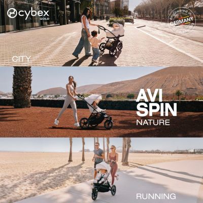 Poussette tout-terrain AVI SPIN Moss Green