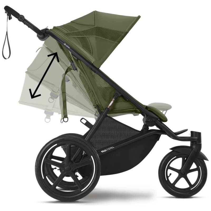 Poussette tout-terrain AVI SPIN Moss Green Cybex Produit 5