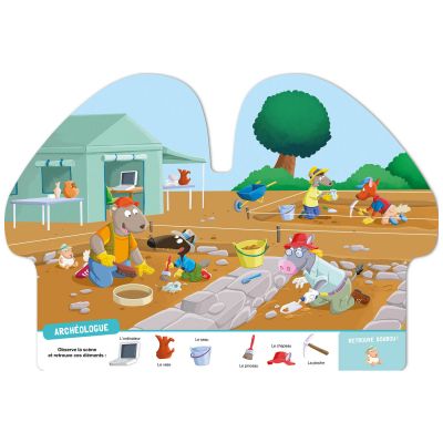 Livre P'tit Loup Mon tout premier cherche et trouve Les métiers
