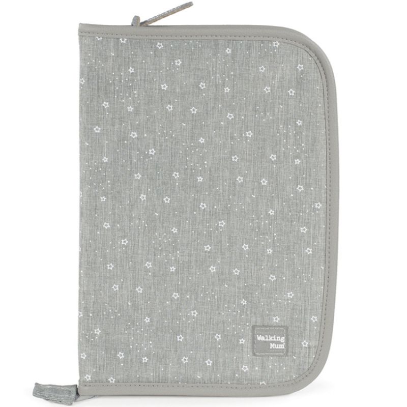 Protège carnet de santé Dreamer gris Walking Mum