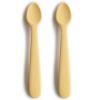 Lot de 2 cuillères en silicone Pale Daffodil - Mushie
