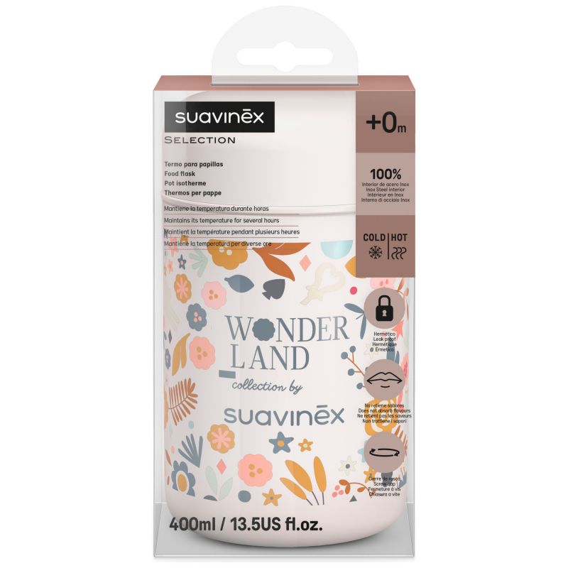 Thermos alimentaire Wonderland Liberty Beige (400Ml) Suavinex Packaging 8