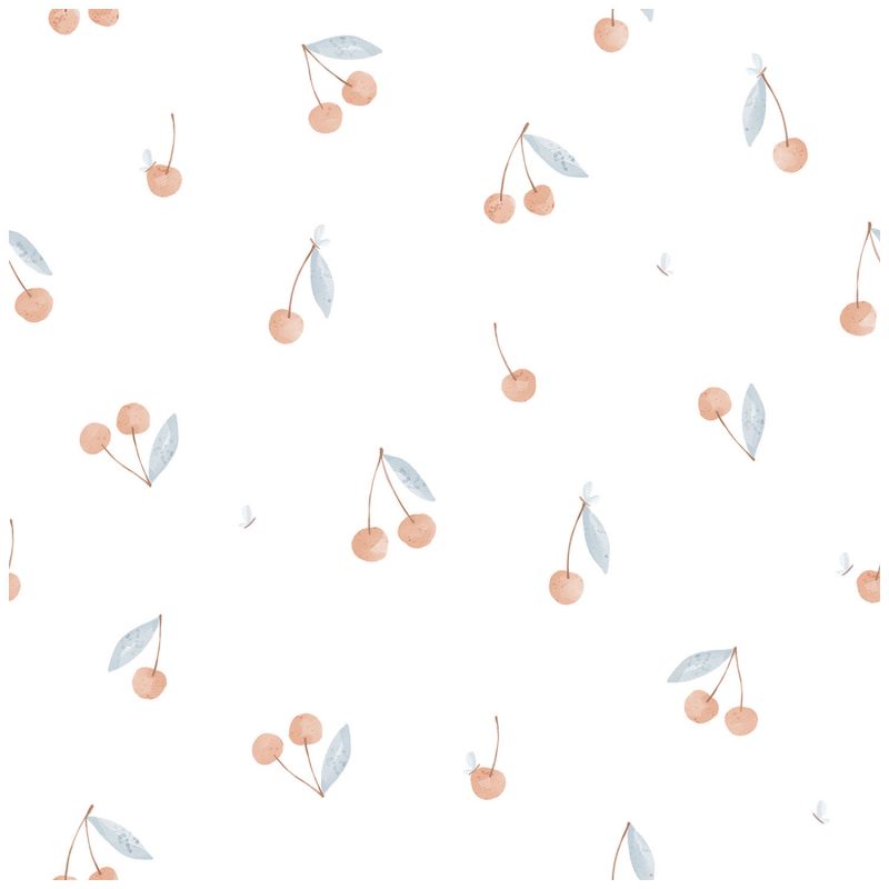 Papier peint Cherry Cherie Pop Blue (50 cm x 10m)  Lilipinso
