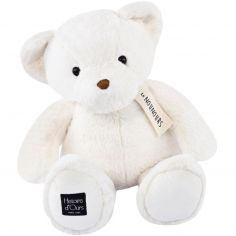 Peluche le Nounours blanc (40 cm) - Histoire d'Ours
