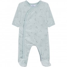 Pyjama chaud bleu étoile grise (9 mois : 71 cm)  par Absorba