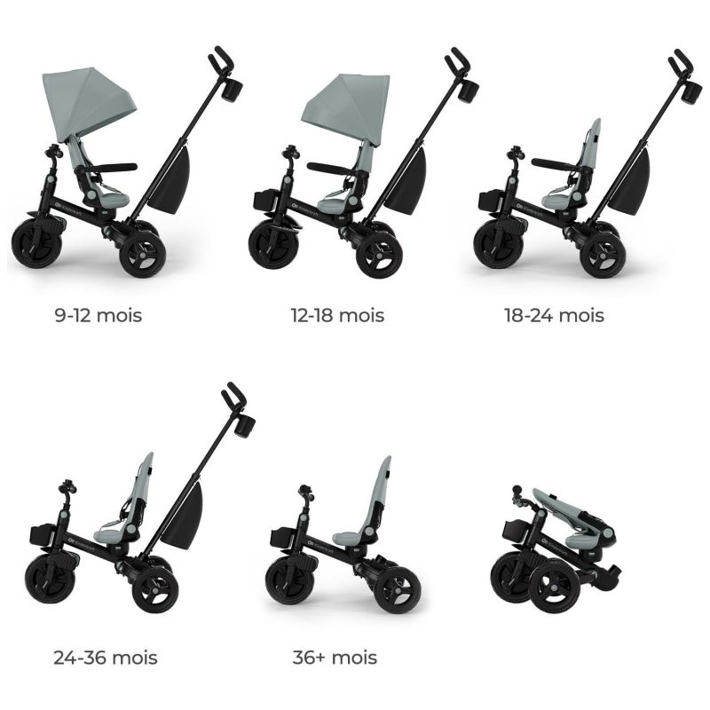 Tricycle évolutif Aveo 2 Plus Green Kinderkraft Produit 8