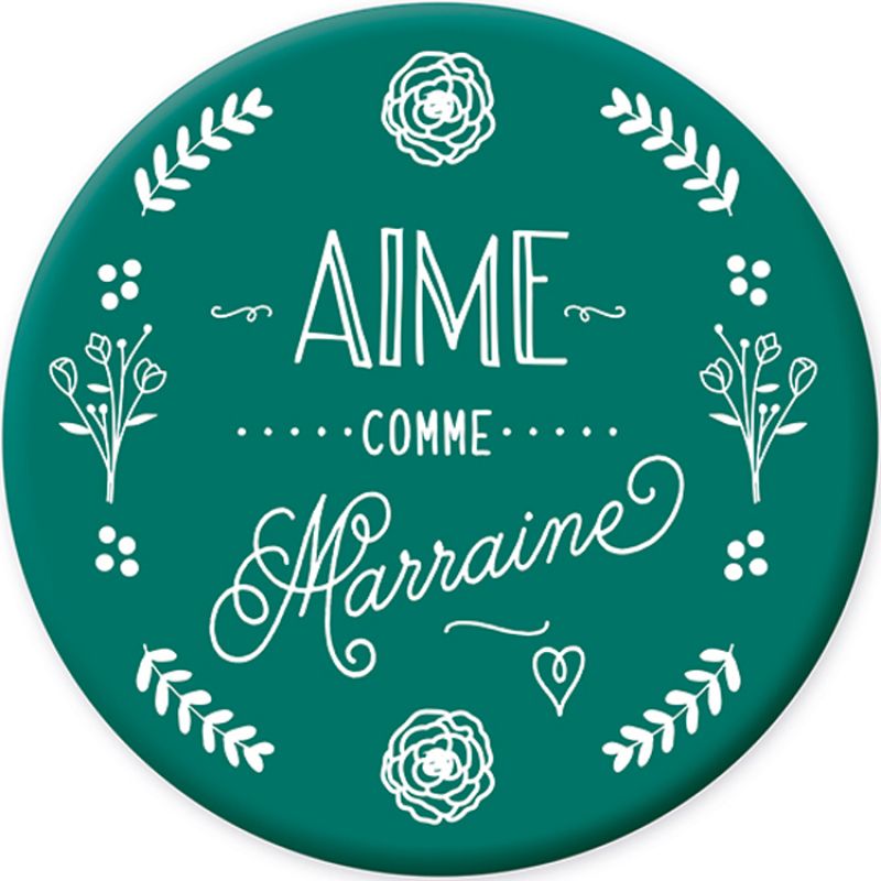 Magnet Aime comme Marraine Créa Bisontine