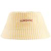 Bob enfant Sunshine large rayure jaune (3-6 ans) Chamaye Produit 1