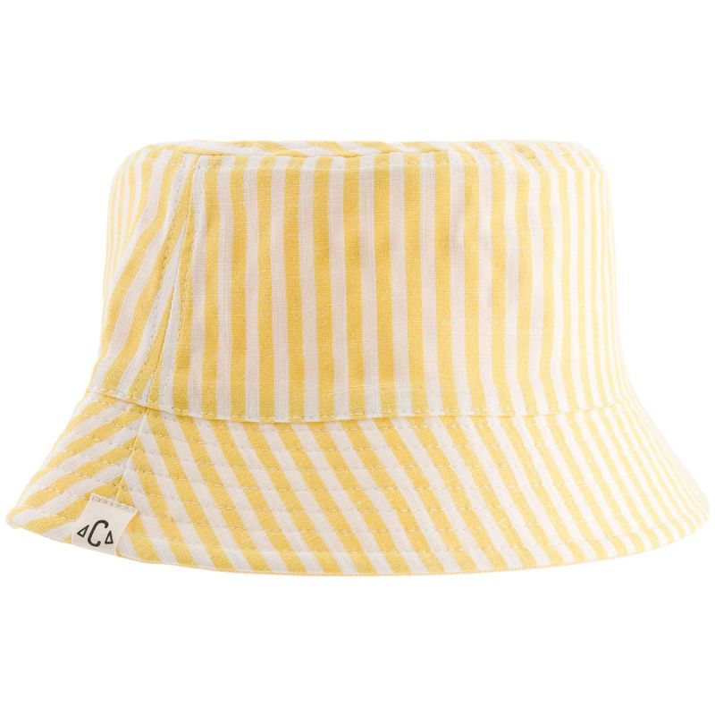 Bob enfant Sunshine large rayure jaune (3-6 ans) Chamaye Produit 3