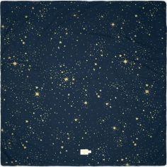 Tapis de parc Colorado coton bio Gold stella Night blue (100 x 100 cm)
