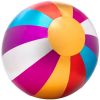 Ballon cirque Multicolore (40 cm) - Ratatam