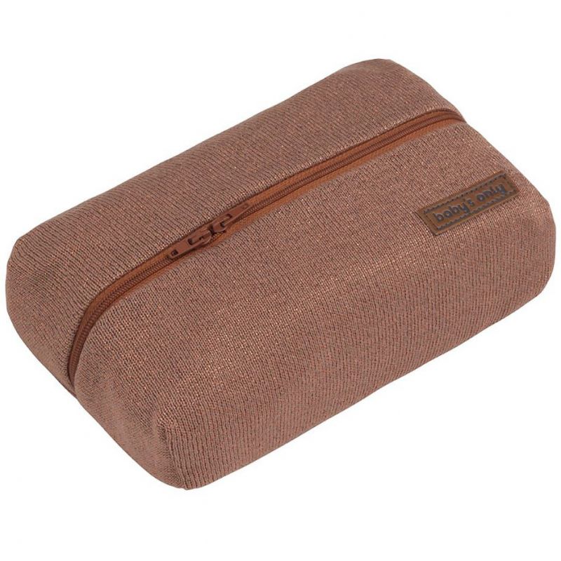 Pochette à lingettes Sparkle miel cuivré Baby's Only