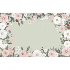 Papier peint panoramique Harmonie florale - Lilipinso