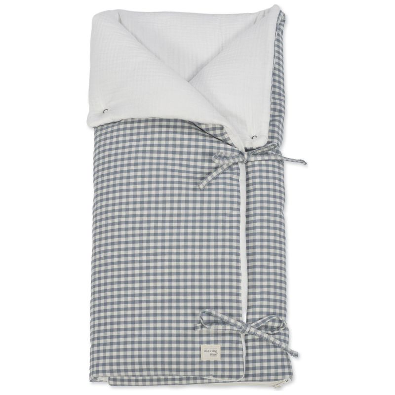 Nid d'ange et couverture Praliné Vichy Matcha TOG 2,5 Walking Mum Produit 1