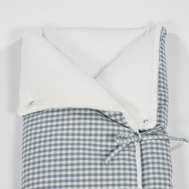 Nid d'ange et couverture Praliné Vichy Matcha TOG 2,5 Walking Mum Produit 7