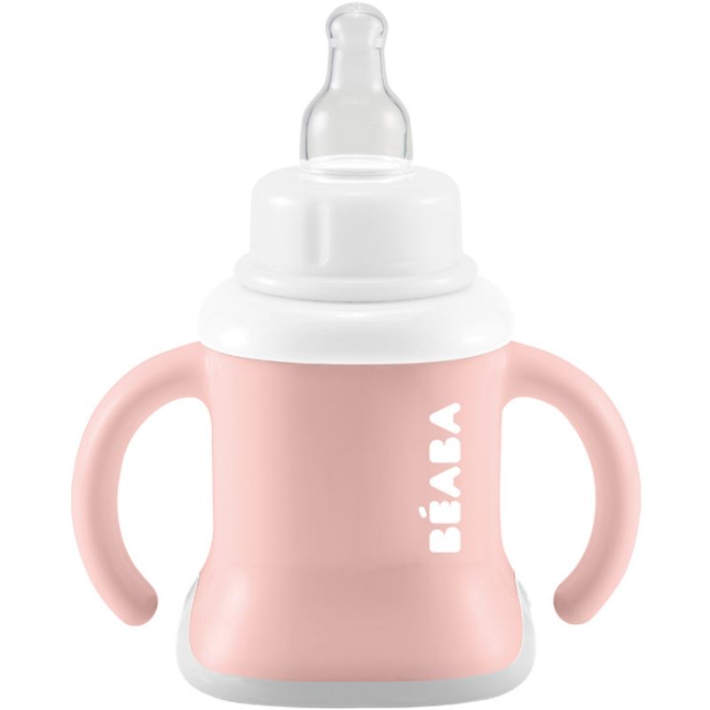 Tasse evoluclip 3 en 1 old pink (150 ml) Béaba Produit 1 grande taille