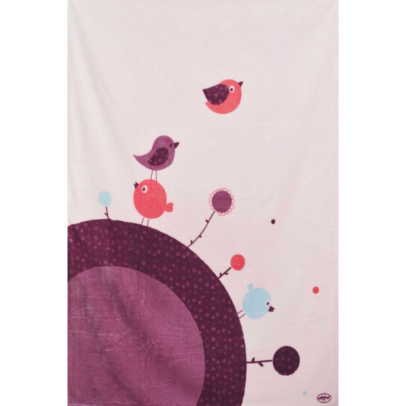 Couverture microfibre Birdy (100 x 140 cm) Domiva