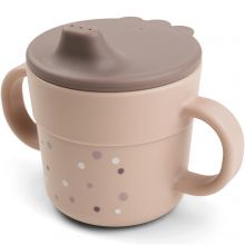 Tasse à bec Happy dots Rose  par Done by Deer