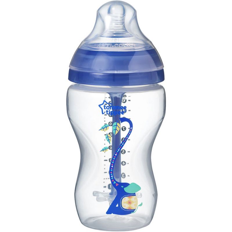Biberon Anti-colique avancé décoré bleu (340 ml) Tommee Tippee