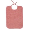 Bavoir à lacets en éponge Rose Trois Kilos Sept Produit 1