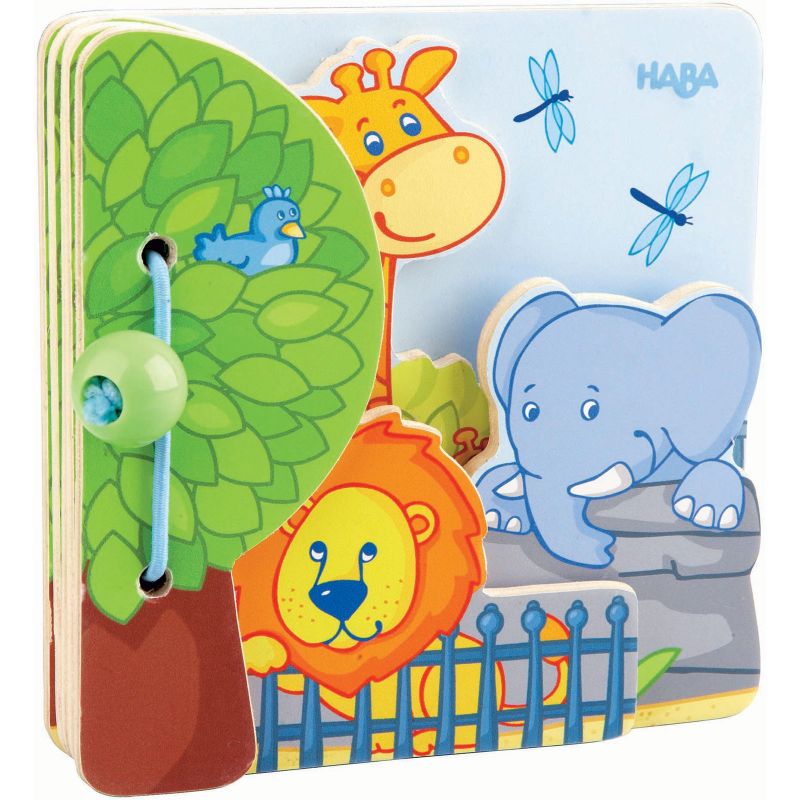 Livre pour bébé Les amis du zoo Haba