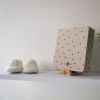 Boîte à empreintes Baby Box Carrée Jolis Cœurs   par Petit Artichaut