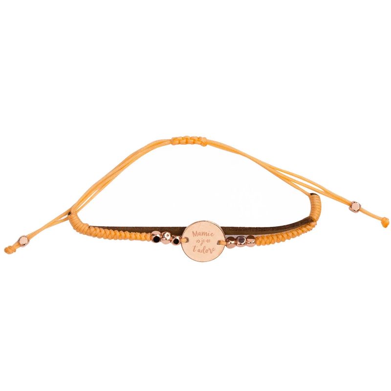 Bracelet cordon Mamie, je t'adore Mr. Wonderful