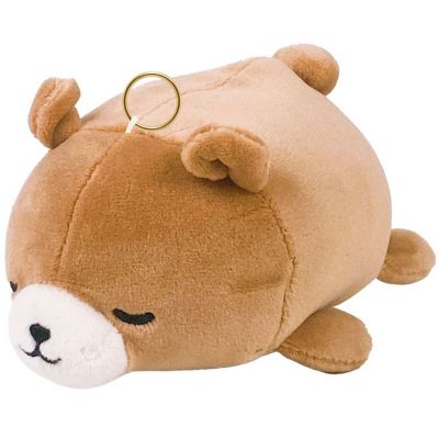 Porte-clé peluche Nemu Nemu Cookie l'Ours brun (12 cm)