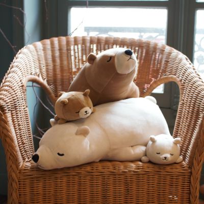 Porte-clé peluche Nemu Nemu Cookie l'Ours brun (12 cm)