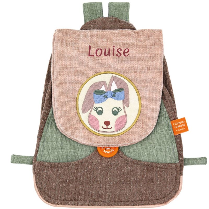 Sac à dos Tchikis 3 Mme Lapin (personnalisable) L'oiseau bateau Produit 1