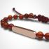 Bracelet Maracas perles (or rose 750° et ambre) - Mikado