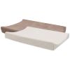 Lot de 2 housses de matelas à langer Milky en éponge Coffee-Ivory (50 x 70 cm) Jollein Produit 1