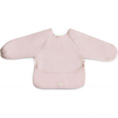 Bavoir à manches longues Blush (6-24 mois) - Mushie