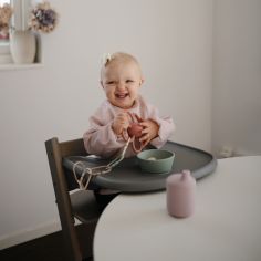 Bavoir à manches longues Blush (6-24 mois)