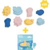 Lot de jouets de bain : livre de bain + stickers (20 pièces) - Badabulle