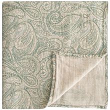 Maxi lange en coton Green Paisley (120 x 120 cm)  par Mushie