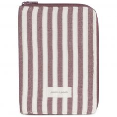 Protège carnet de santé Cherry Rayé - Pasito a pasito