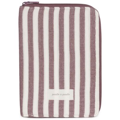 Protège carnet de santé Cherry Rayé